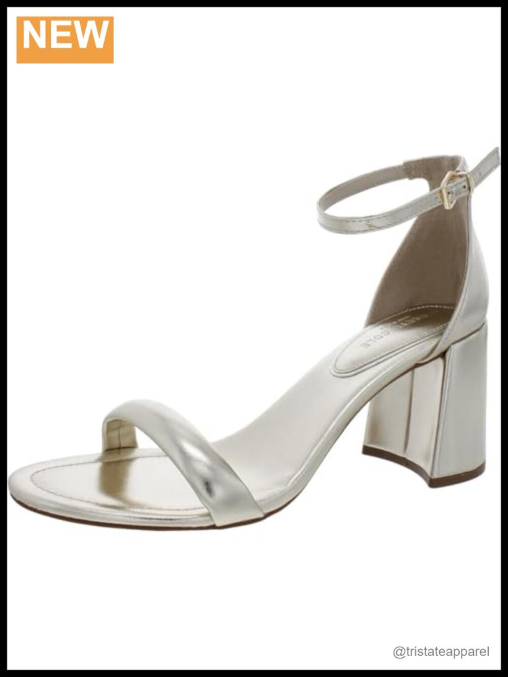 Kenneth Cole Luisa Wedge Sandals Ankle Strap 2in Heel